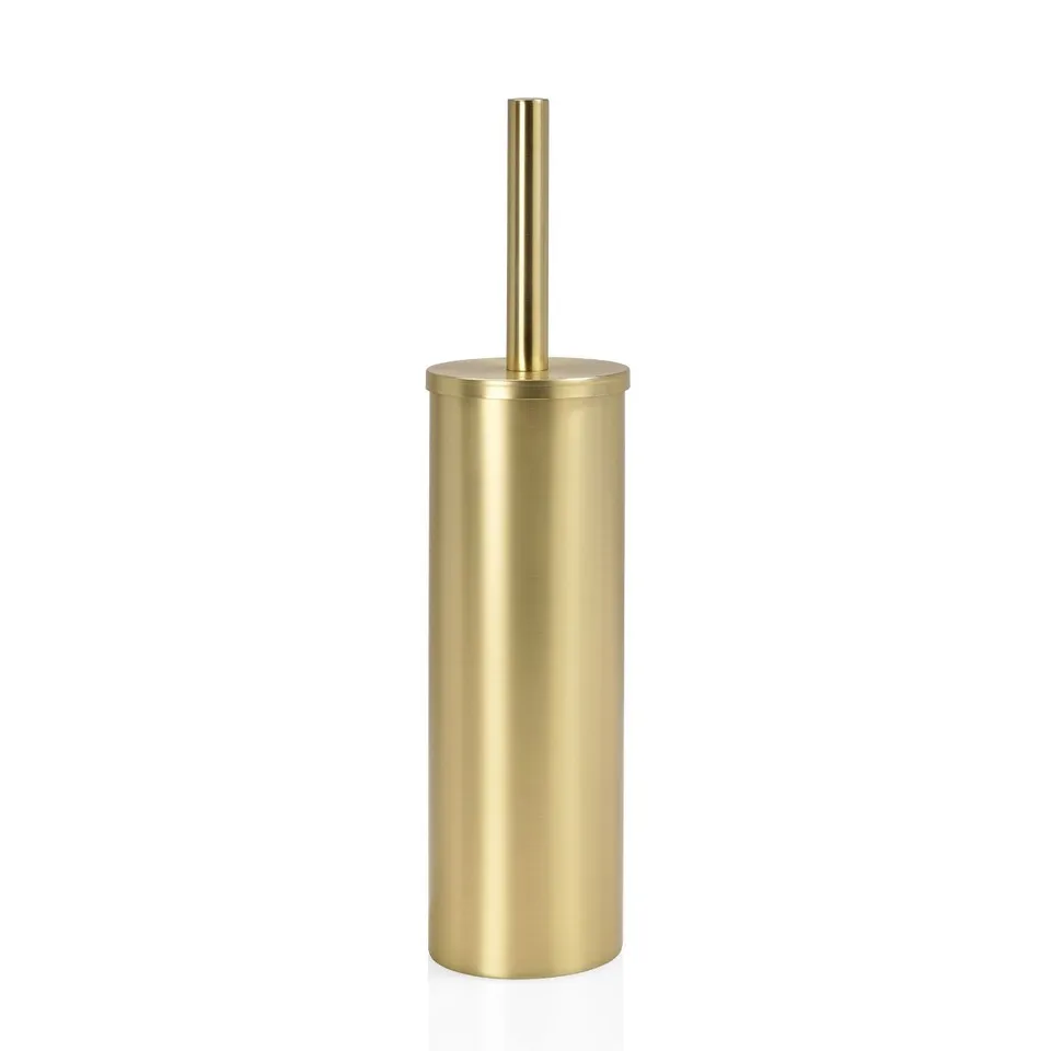 Andrea House Baño brosse WC inox doré moderne