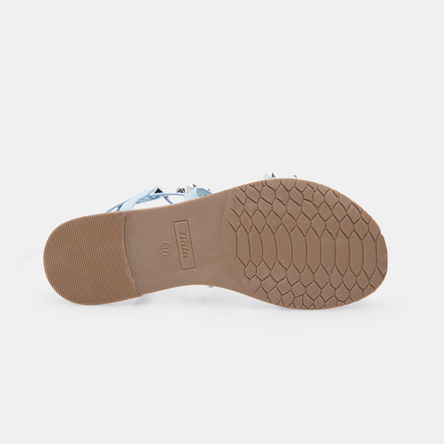 Bata Sandales Femme avec Studs Clous Confort