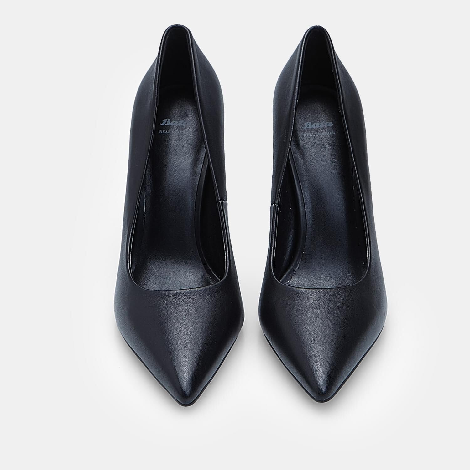 Bata Chaussures à talons escarpins cuir femme confort