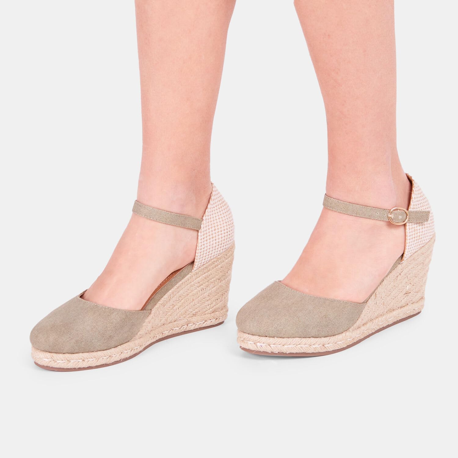 Bata Espadrilles Femme Compensees 8 cm Confortables