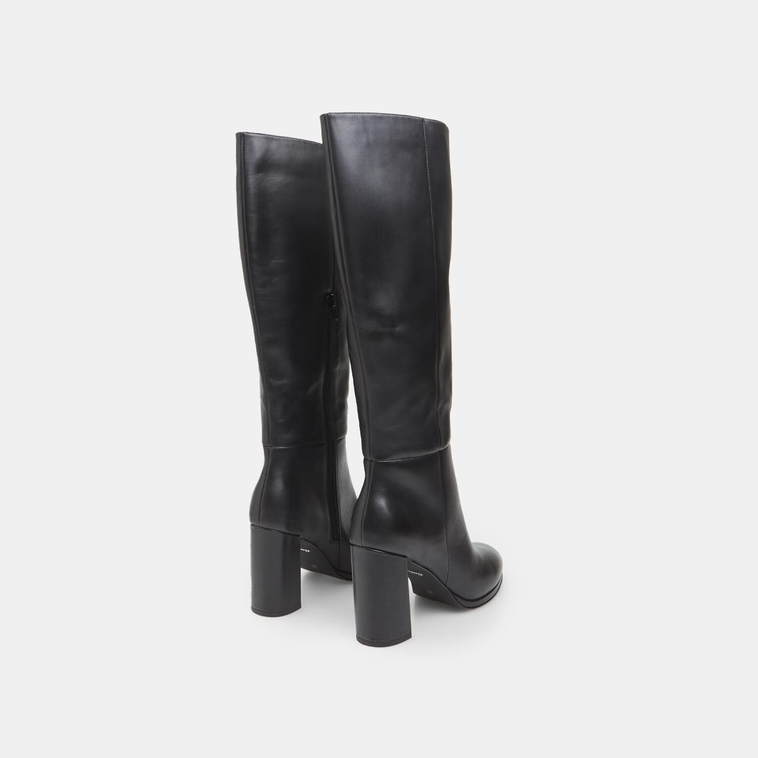 Bata Bottes Femme Cuir Talon Plateforme Zip