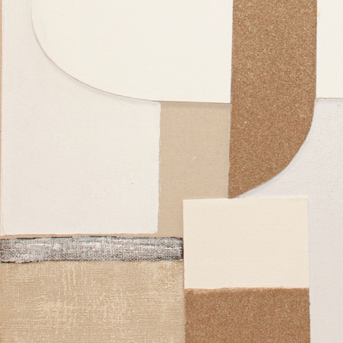 Andrea House Malang tableau abstrait 80x100 cm terracotta