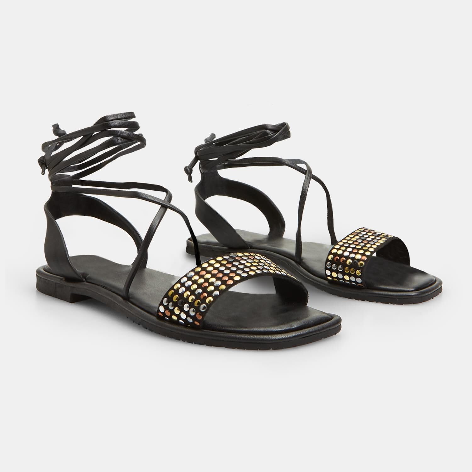 Bata Sandales Cuir Femme Plates Été Ville