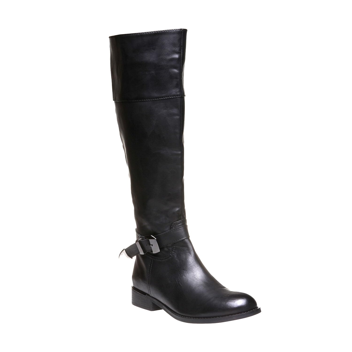 Bata Bottes cuissardes femme cuir semelle crantée