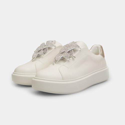 Bata Sneakers Femme Strass Usage Quotidien