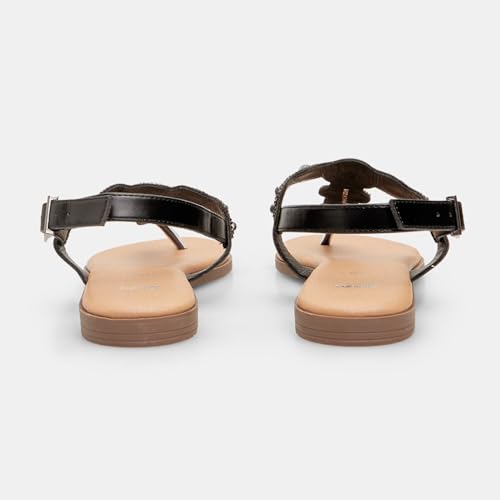 Bata Sandales Femme Bijoux plates élégantes