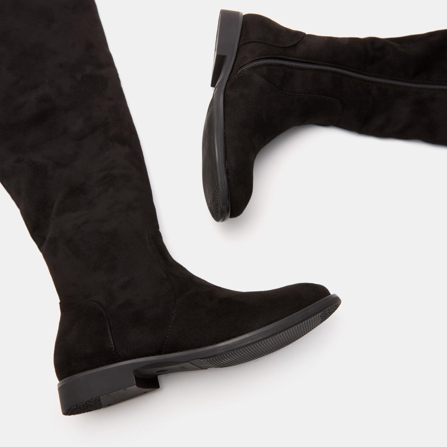 Bata Bottes Cuissardes en daim femme