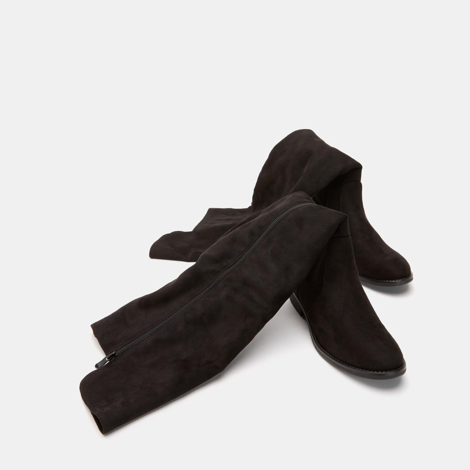 Bata Bottes Cuissardes en daim femme
