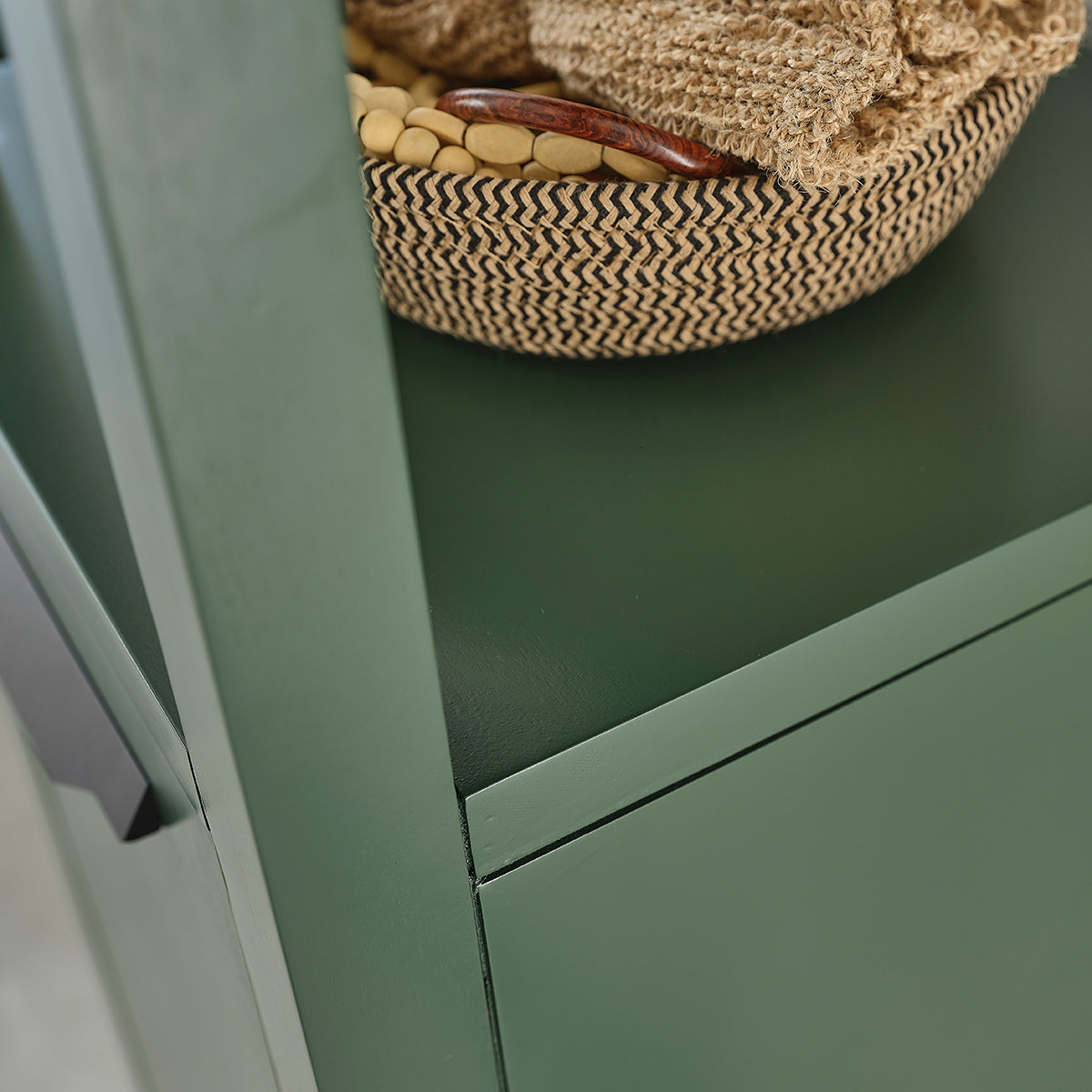 Berah Getah Olivia colonne salle de bain verte 160 cm acacia