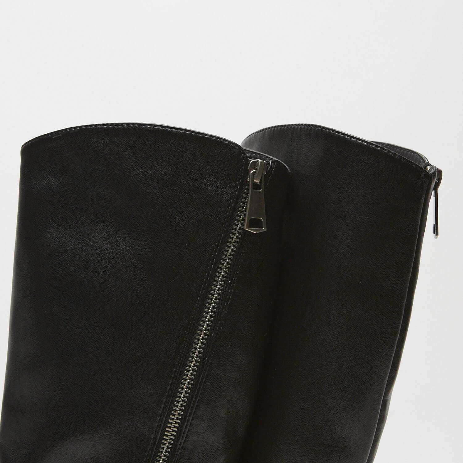 Bata Bottes bottes femme similicuir zip montantes