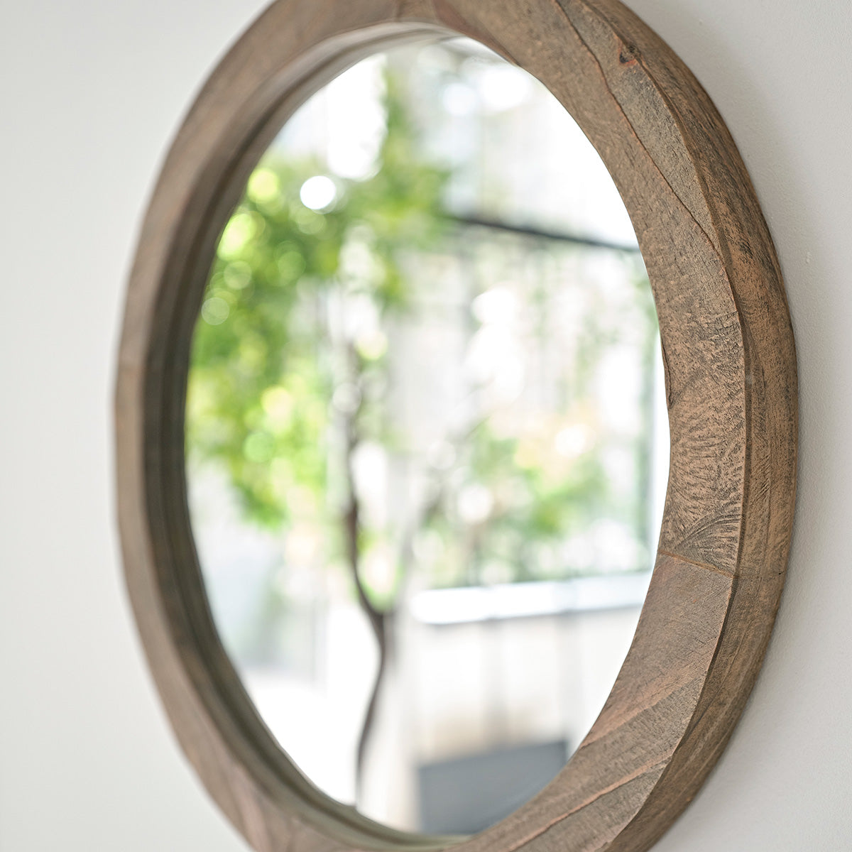Berah Getah Sezanne miroir rond pin recyclé Ø 50 cm