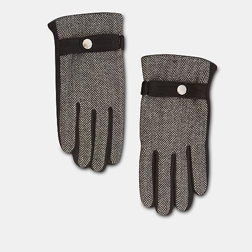 Bata Gants Homme Hiver avec Bracelet, Gants Chauds