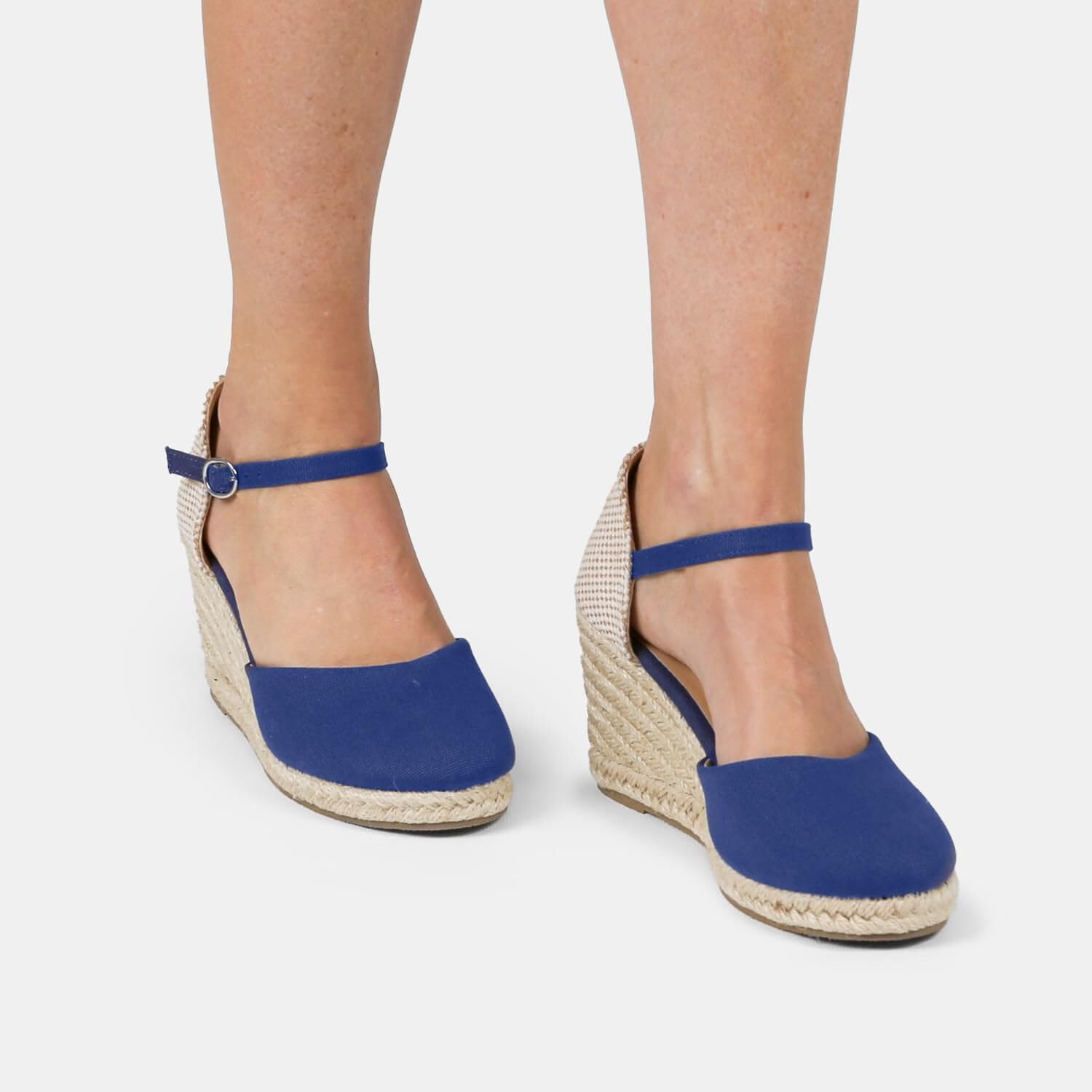 Bata Espadrilles Femme Bleu Légères 38-41