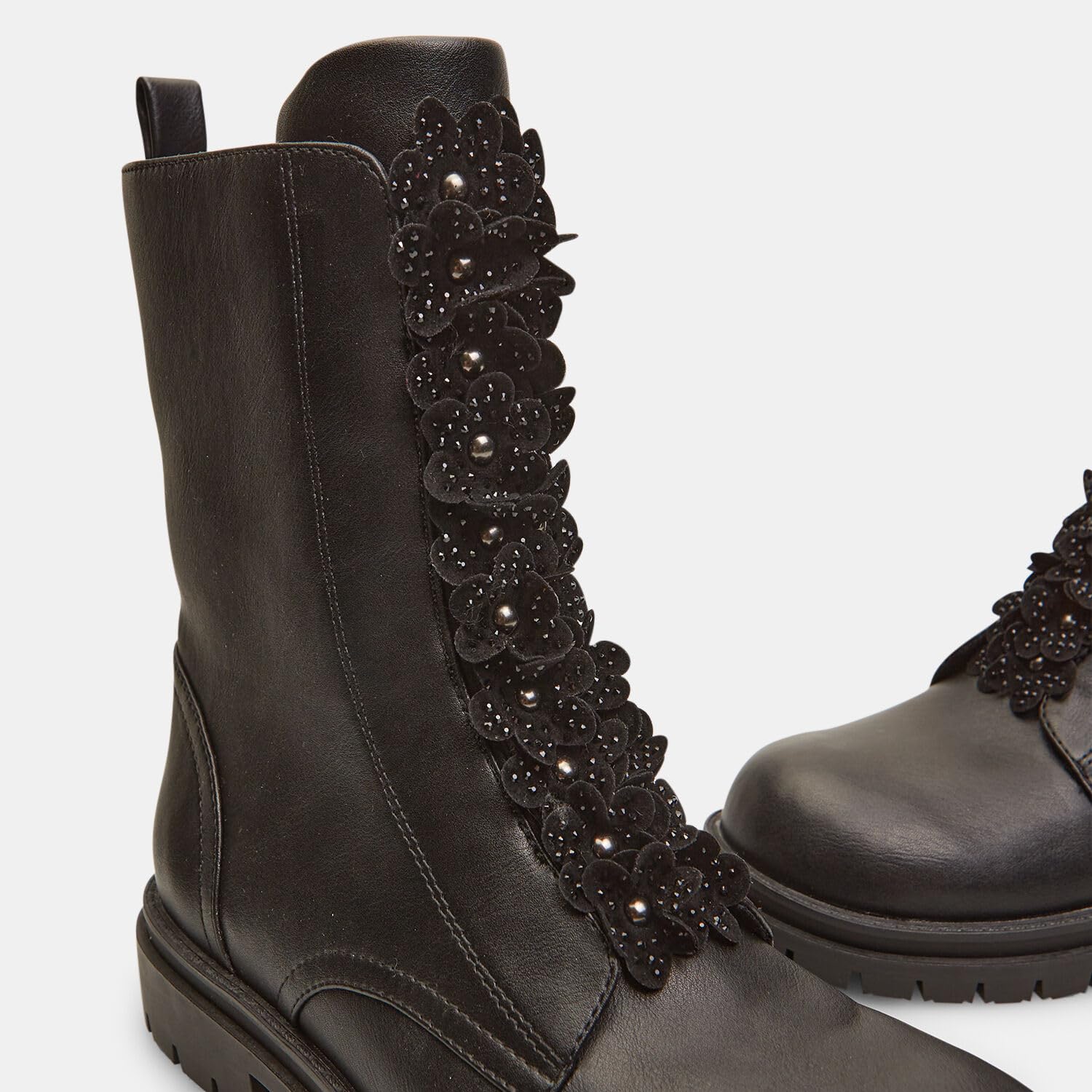 Bata Bottes combat femme applications florales confort