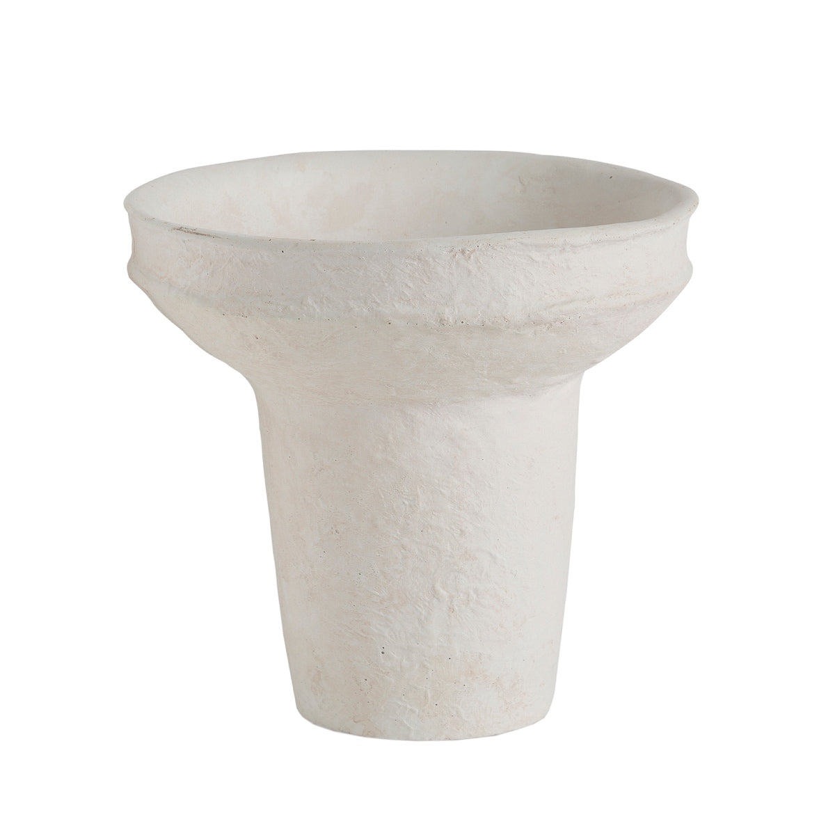 Andrea House vase décoratif blanc ciment moderne
