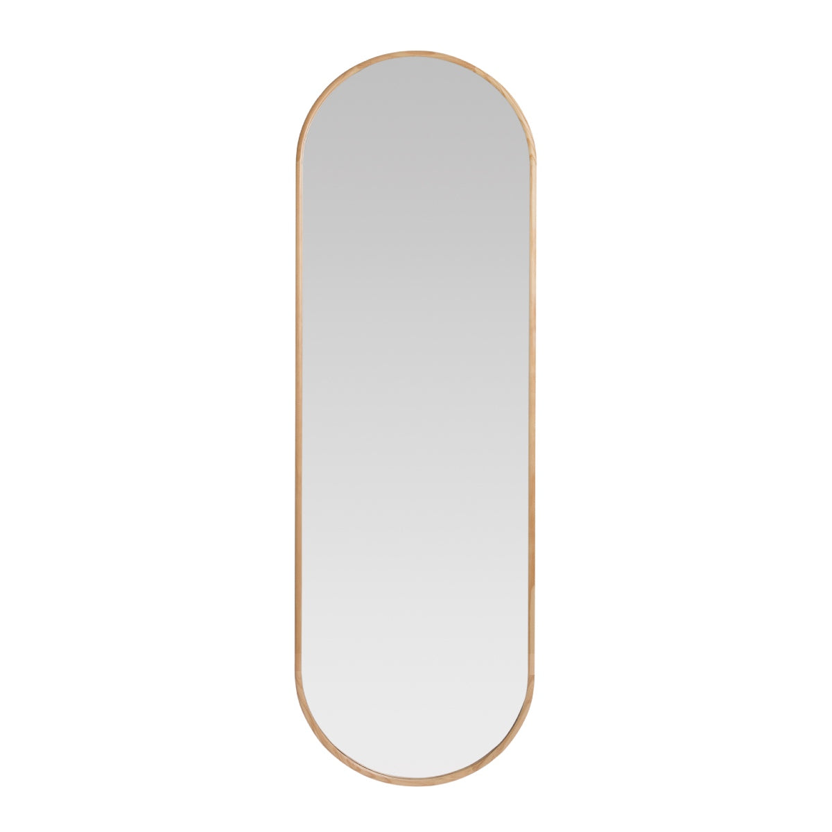 Andrea House miroir mural ovale bois de pin