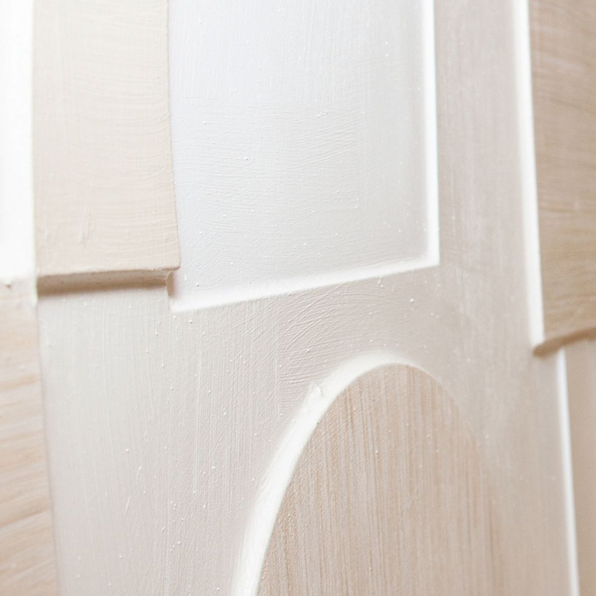 Andrea House Torino tableau abstrait beige blanc 80x100 cm