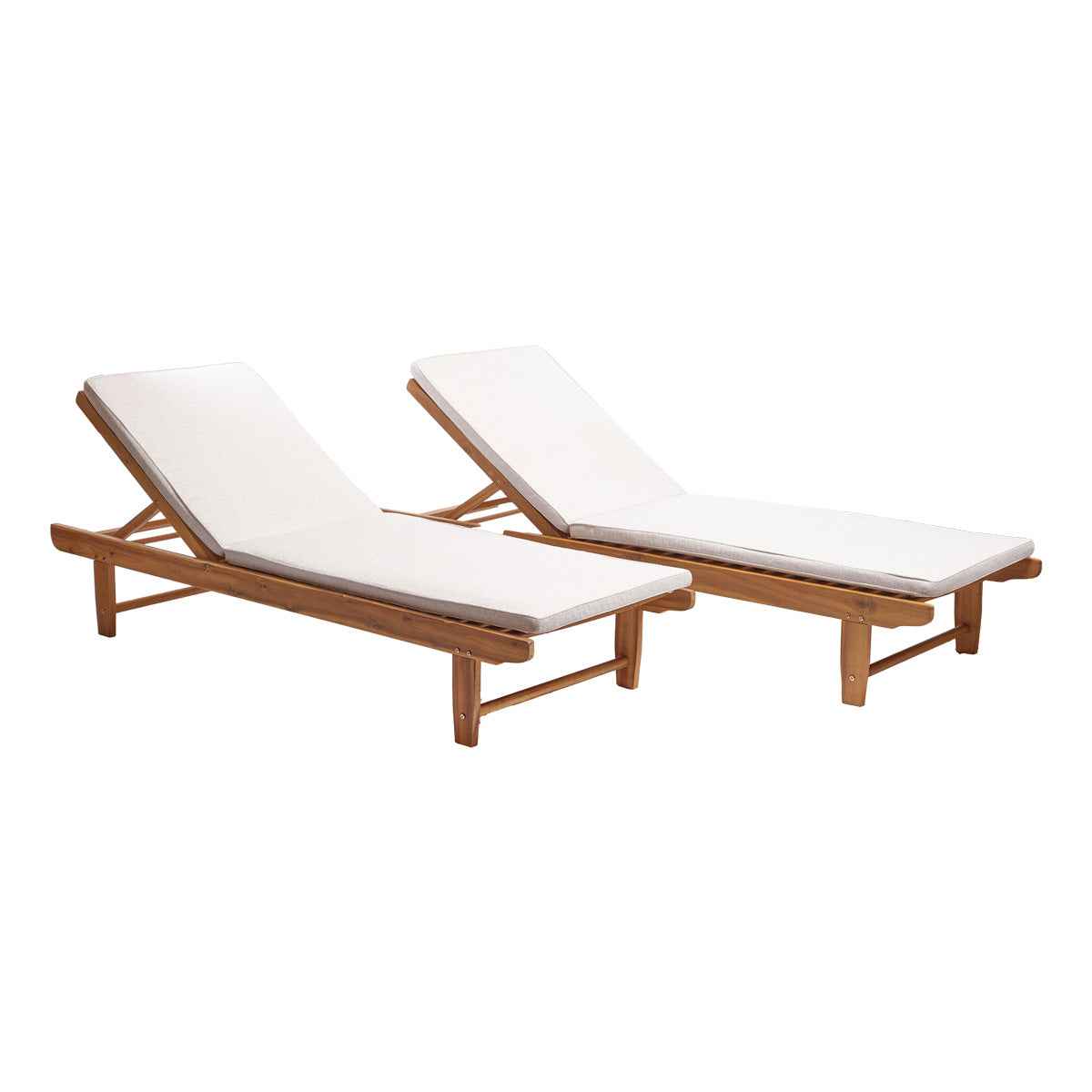 Berah Getah Jardin bain de soleil acacia huilé lot de 2