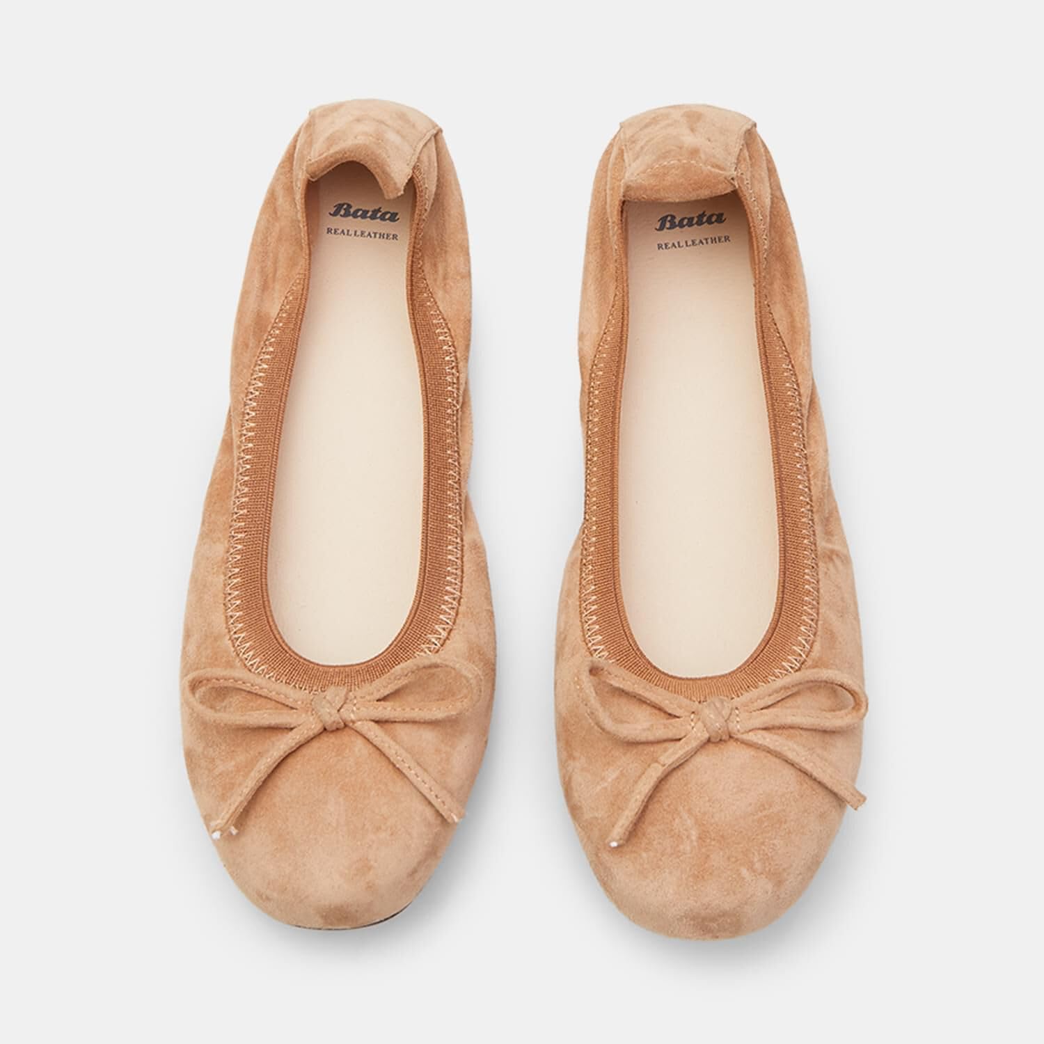 Bata Ballerines en daim ballerines femme plates confortables