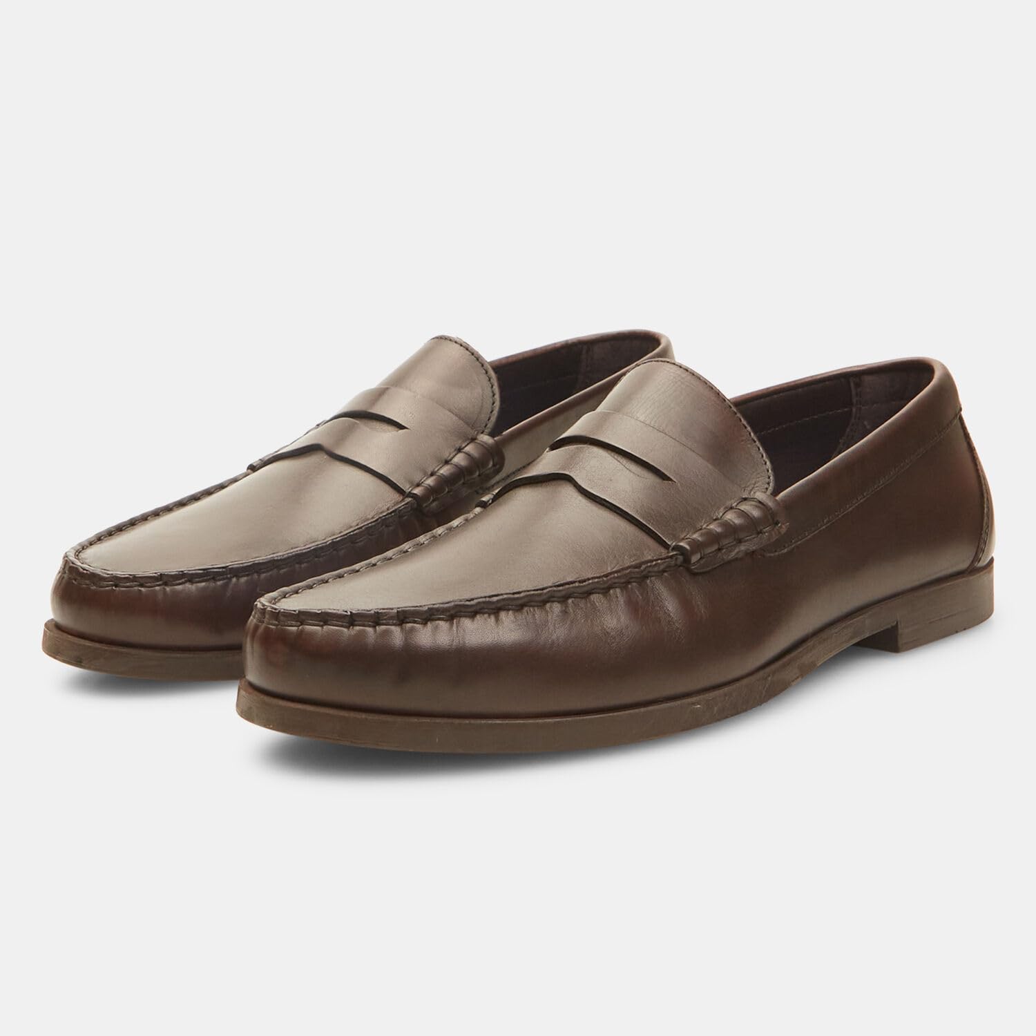 Bata Mocassins Homme en Cuir Chaussures Ville Confort