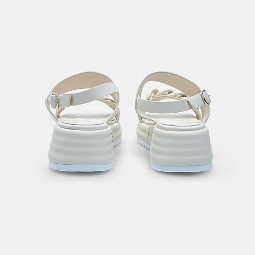 Bata Sandales Femme Cuir Plateforme 5 cm - Sandales