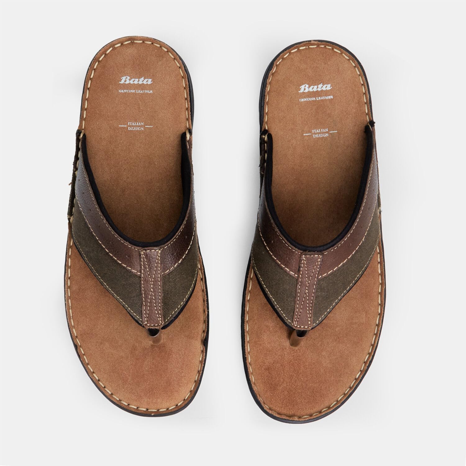 Bata Tongs tongs homme nubuck