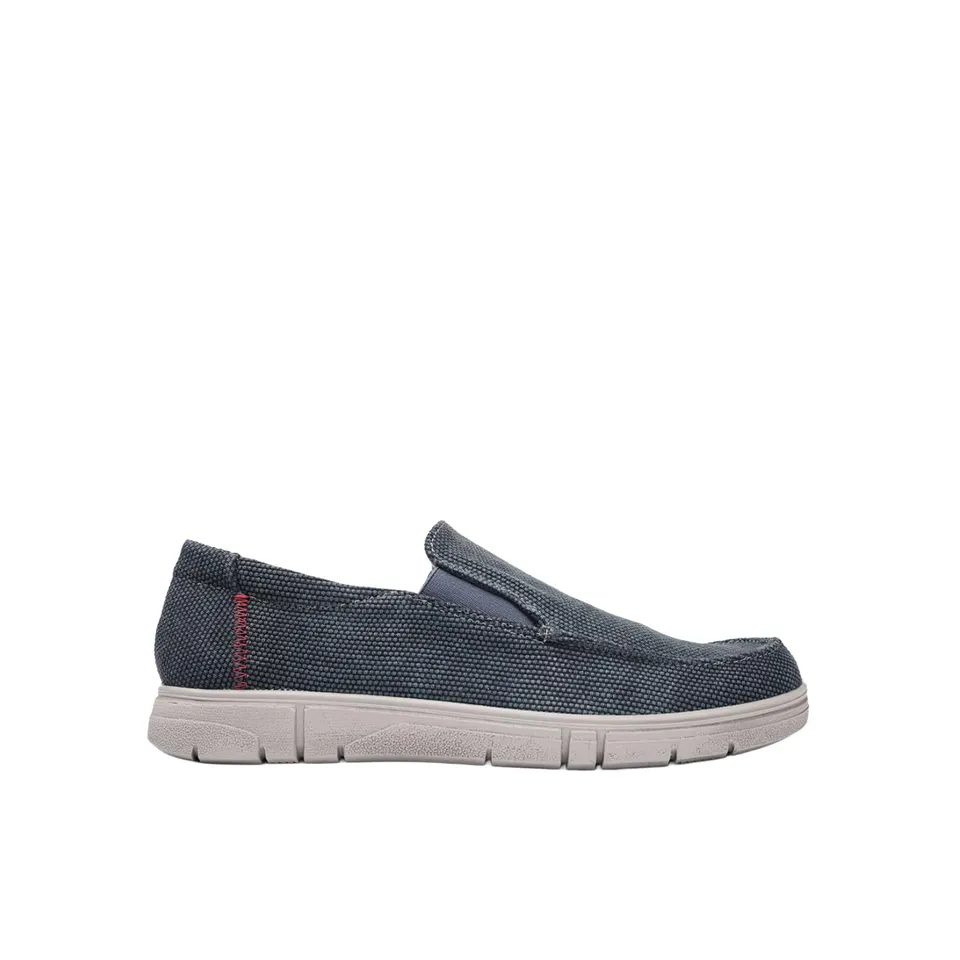 Bata Mocassins tissu homme chaussures sans lacets confort