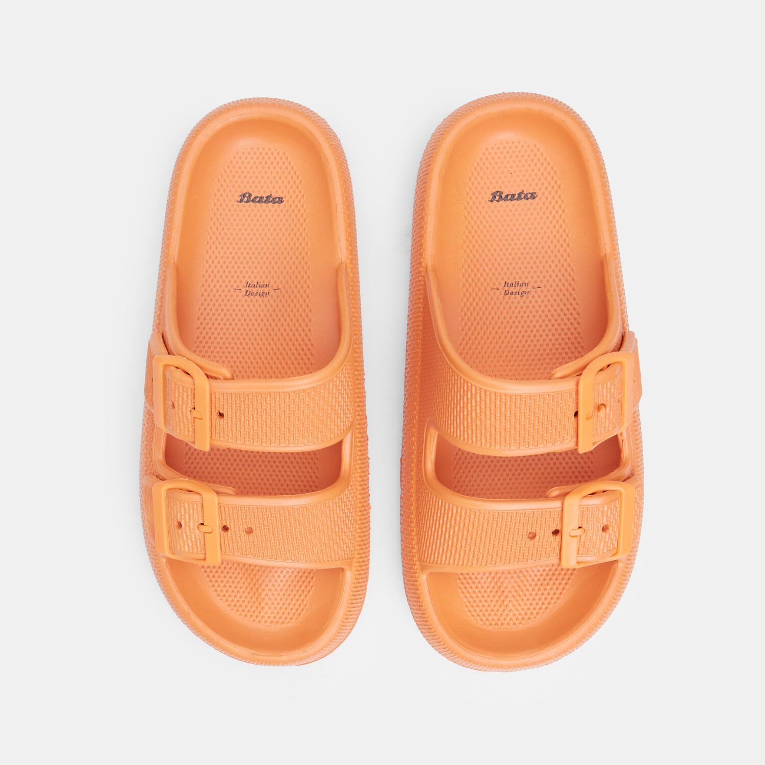 Bata Sandales Mules Plateformes Femme EVA boucles