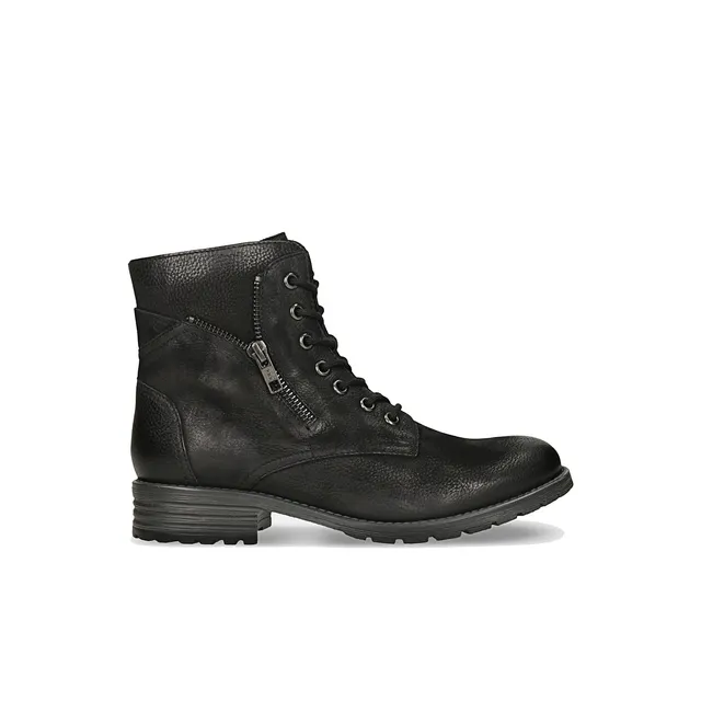 Bata Bottines femme cuir lacets et zip