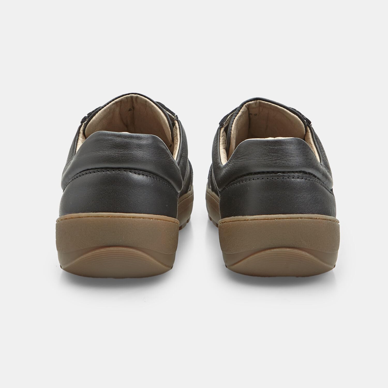 Bata Sneakers Barefoot sneakers cuir homme noir léger
