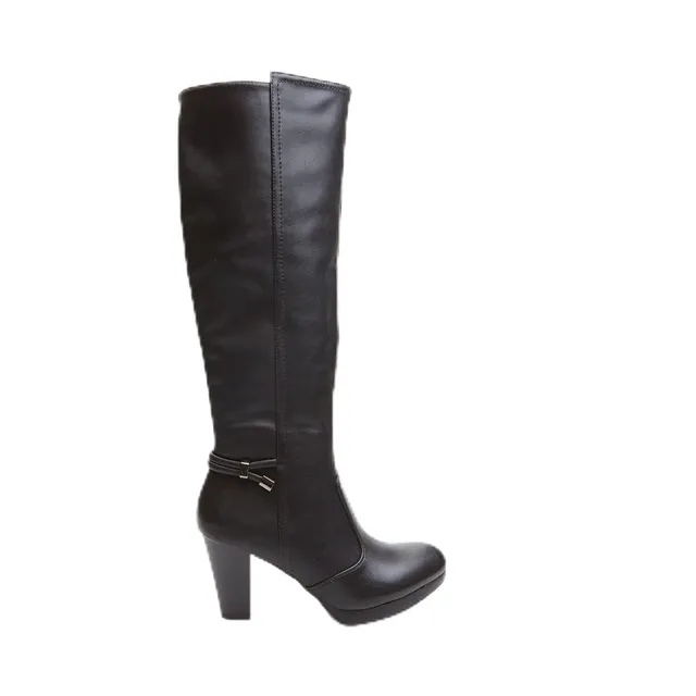 Bata Bottes hautes femme talon large