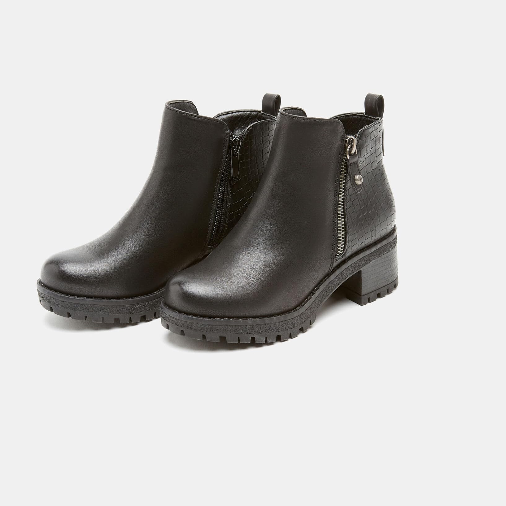 Bata Bottines Fille Simili Cuir 31 EU Zip Python