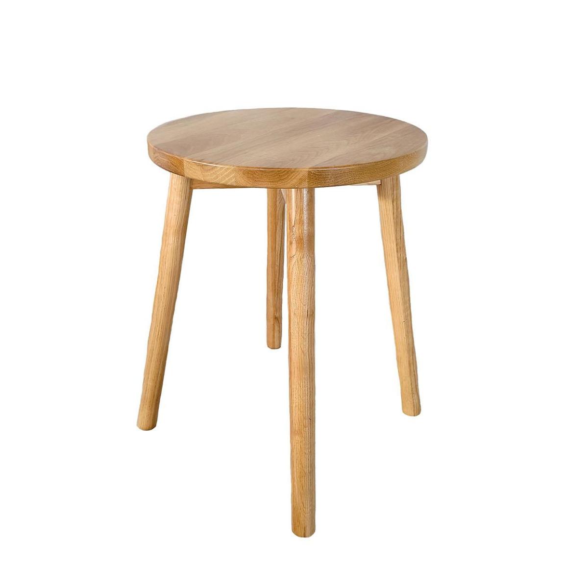Andrea House Mueble tabouret bois de chêne salle de bain