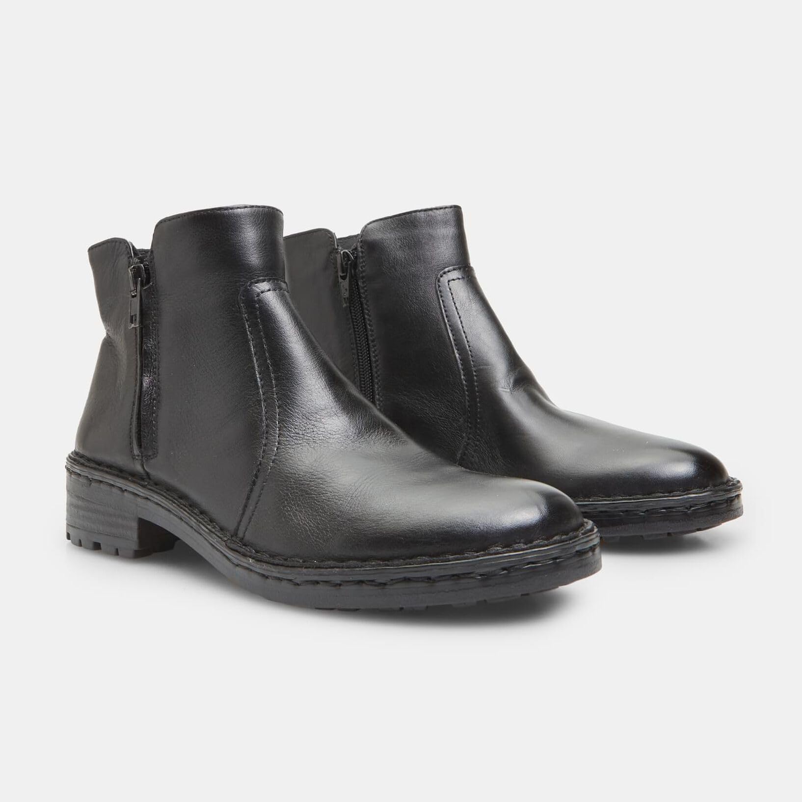 Bata Bottine Cuir Femme 36 EU Talon Bas