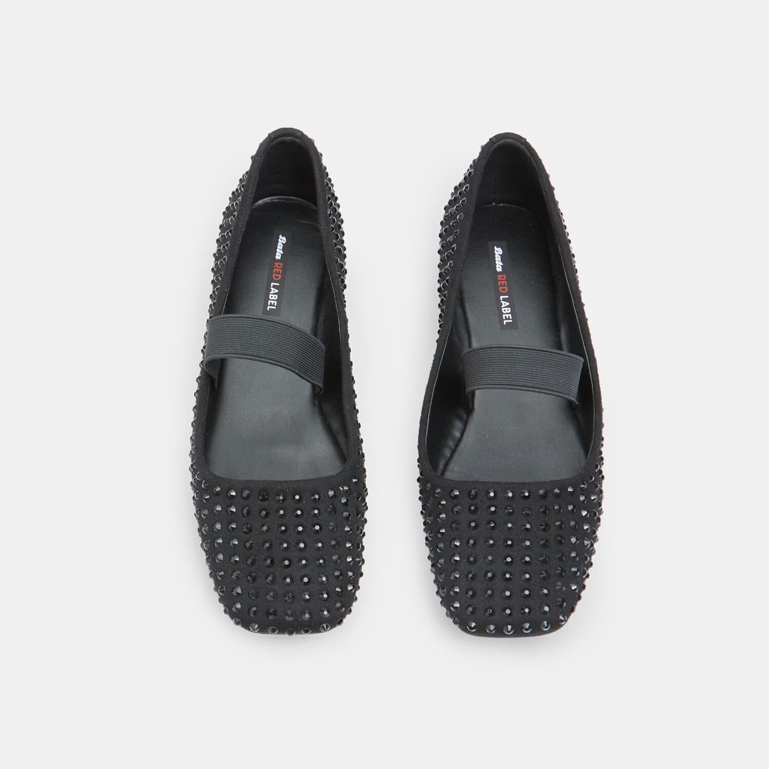 Bata Ballerines Mary Jane strass tissu femme