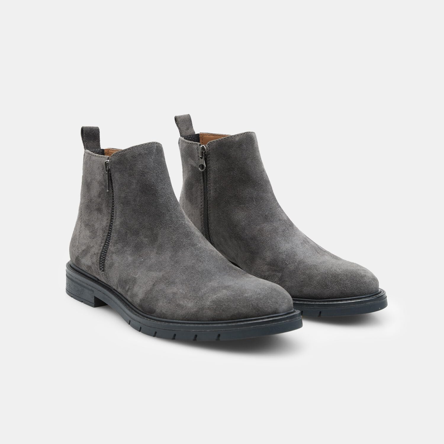 Bata Bottines daim homme zip fermeture éclair confort