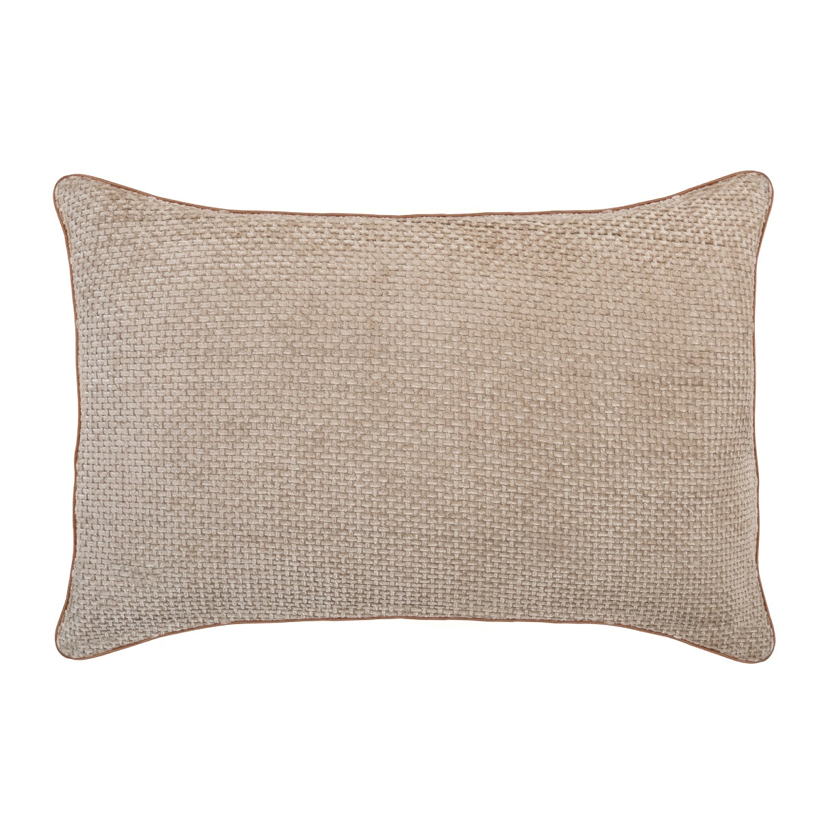 Andrea House Textil coussin chenille gris 40x60 cm