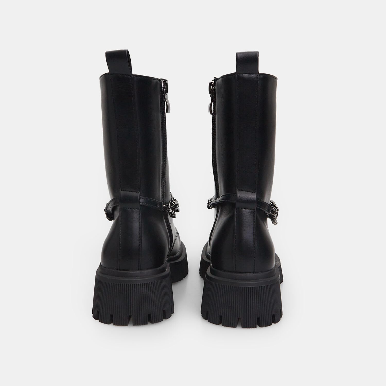Bata Bottines Motardes chaîne femme noires
