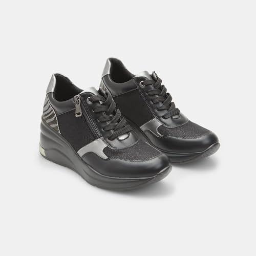 Bata Sneakers Baskets Femme Plateforme Zip Compensée