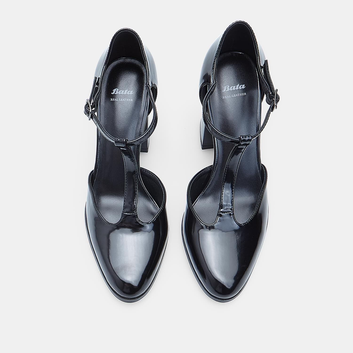 Bata Chaussures à talons escarpin femme T-bar 36 EU pointu