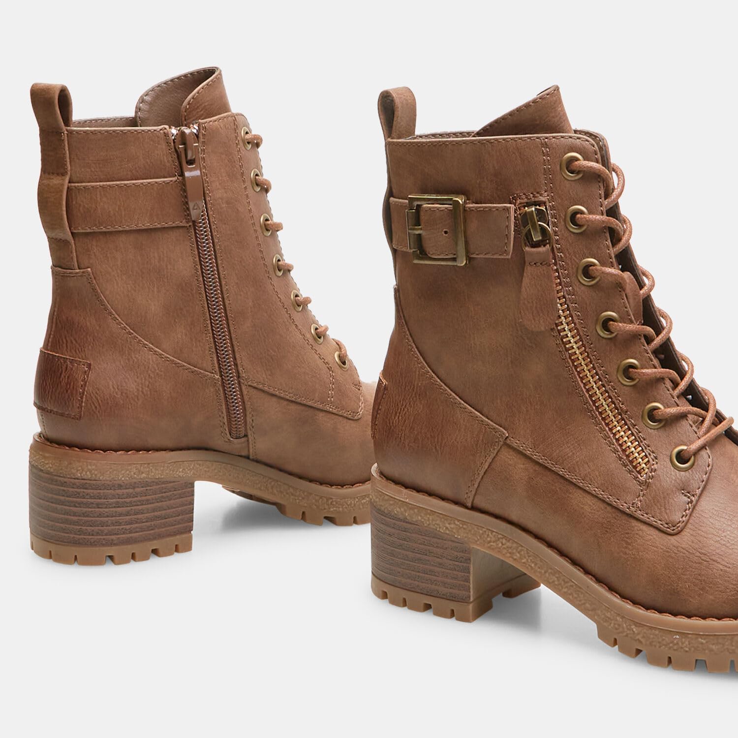 Bata Bottines femme zip boucles boots ville confort