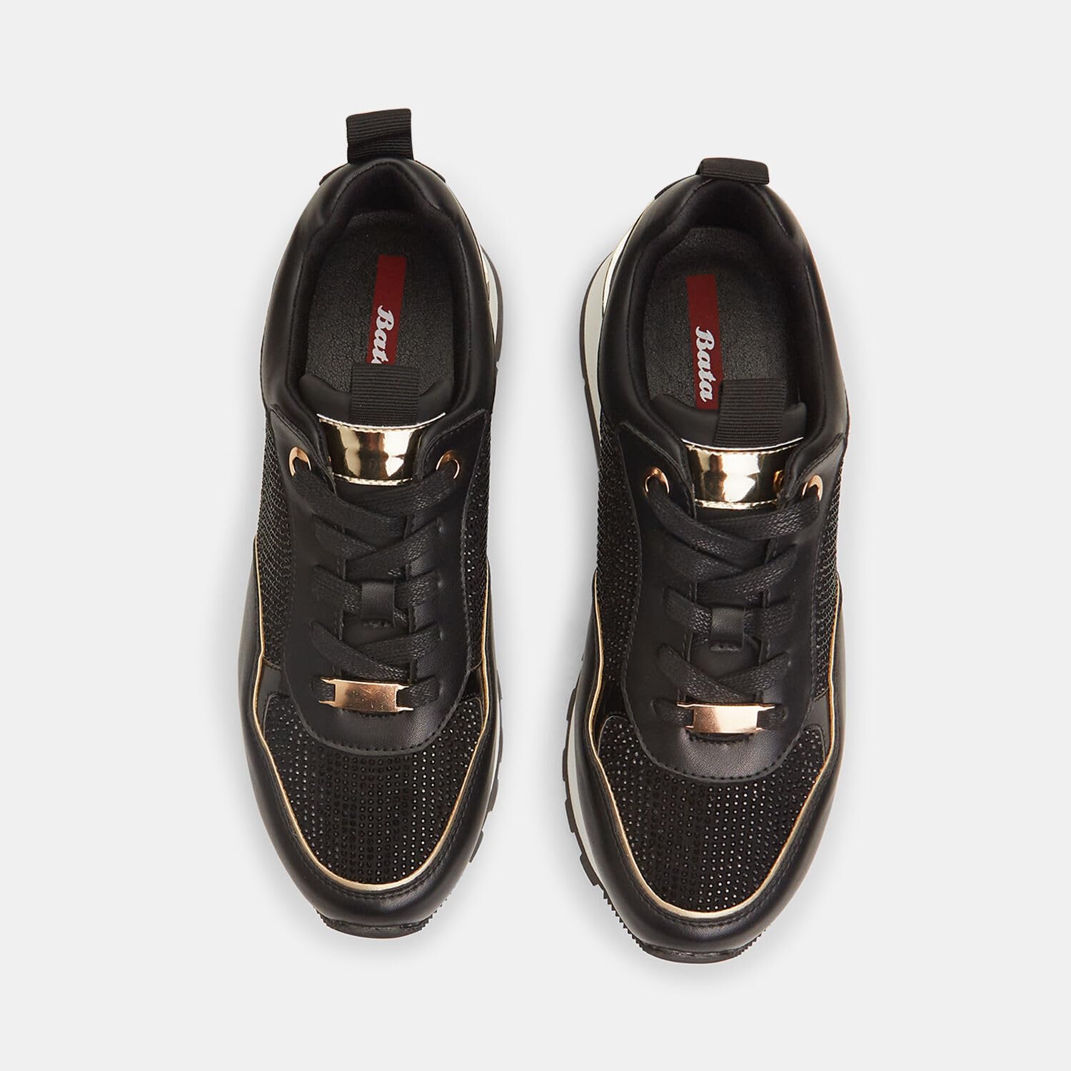 Bata Sneakers femme strass confort quotidien