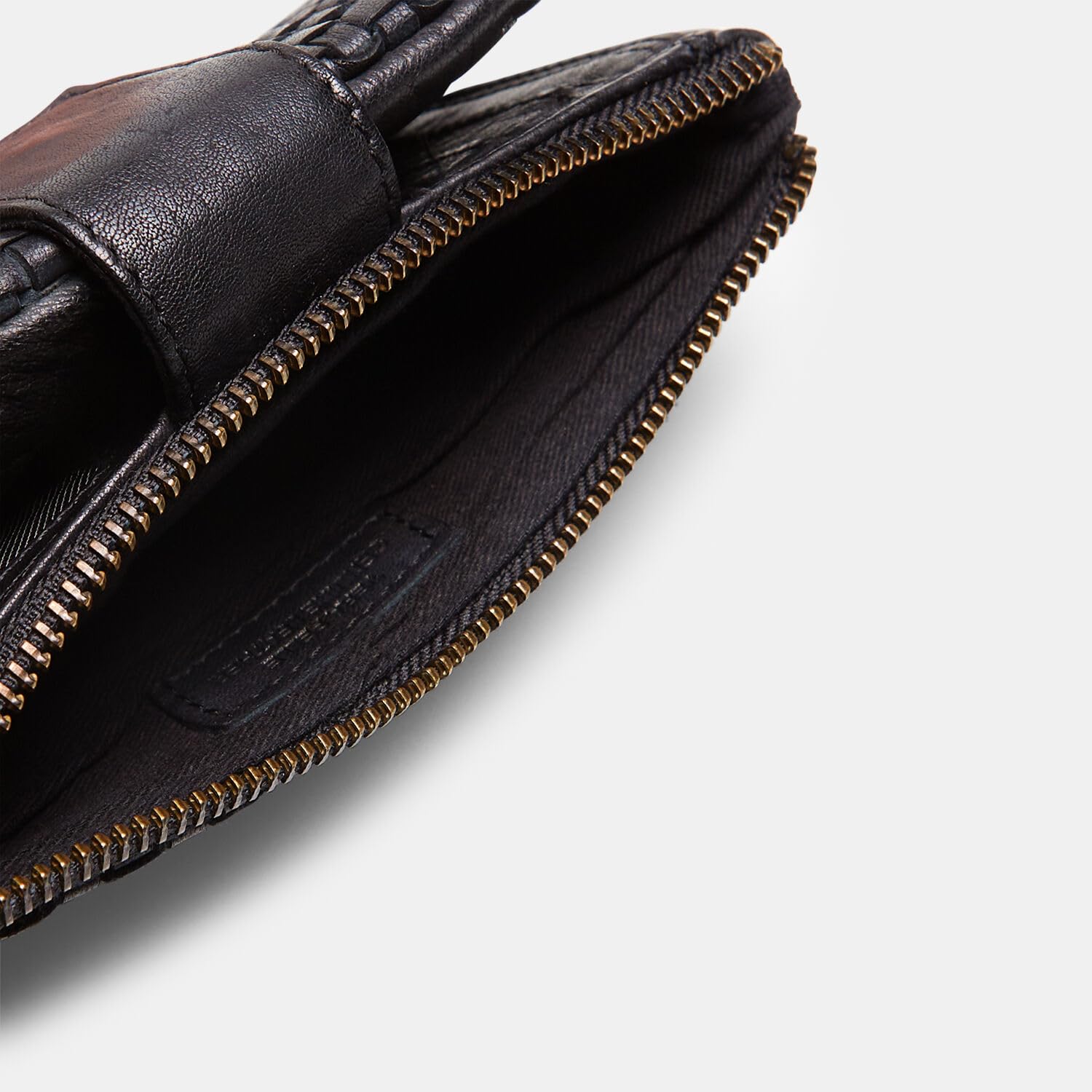 Bata Portefeuilles portefeuille cuir tressé femme Noir