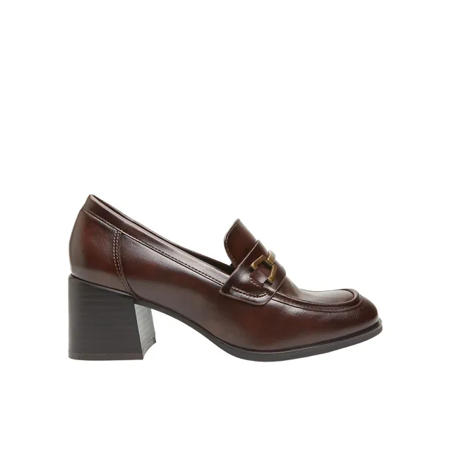 Bata Mocassins à talon femme mocassins confort ville
