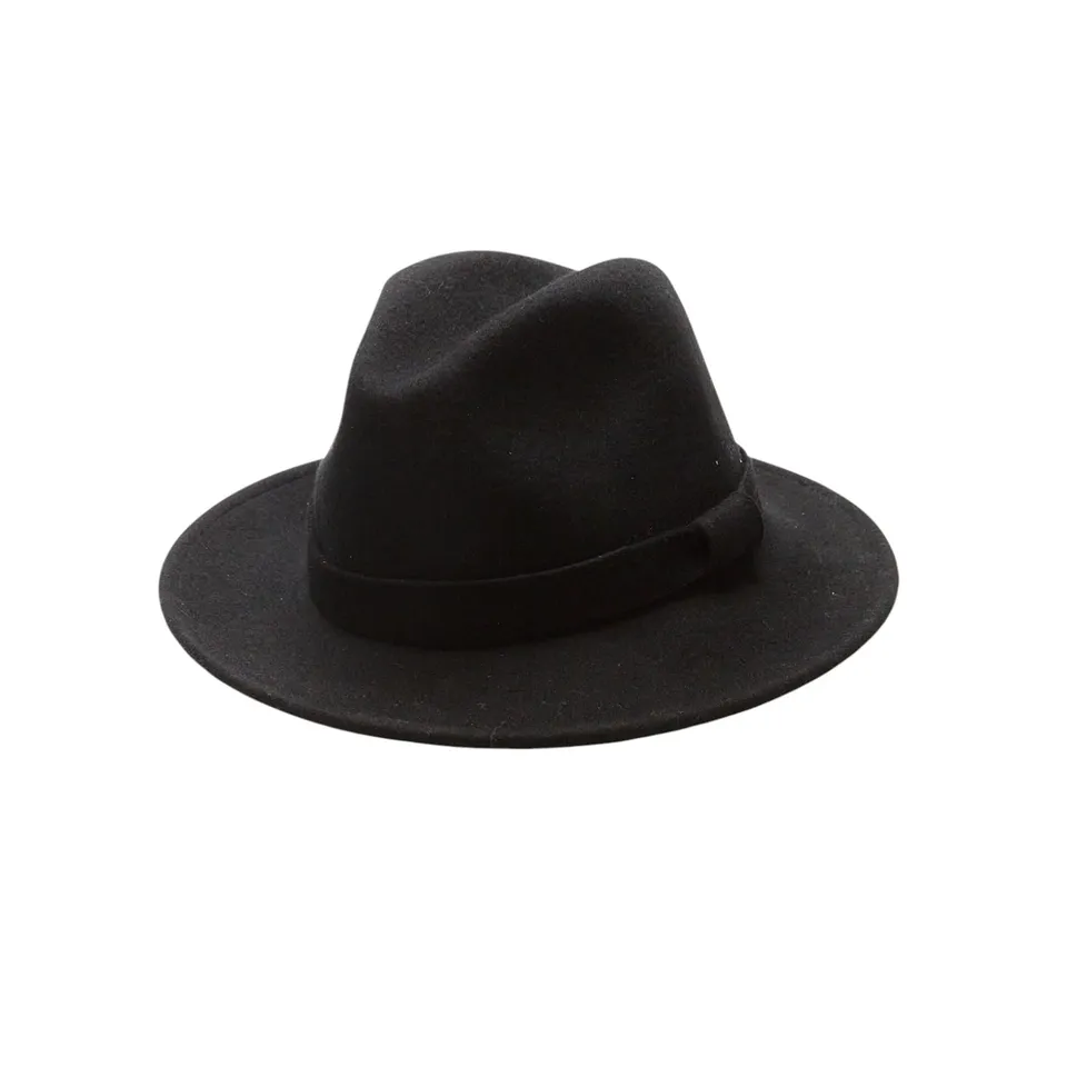 Bata Chapeau panama femme laine noir taille S