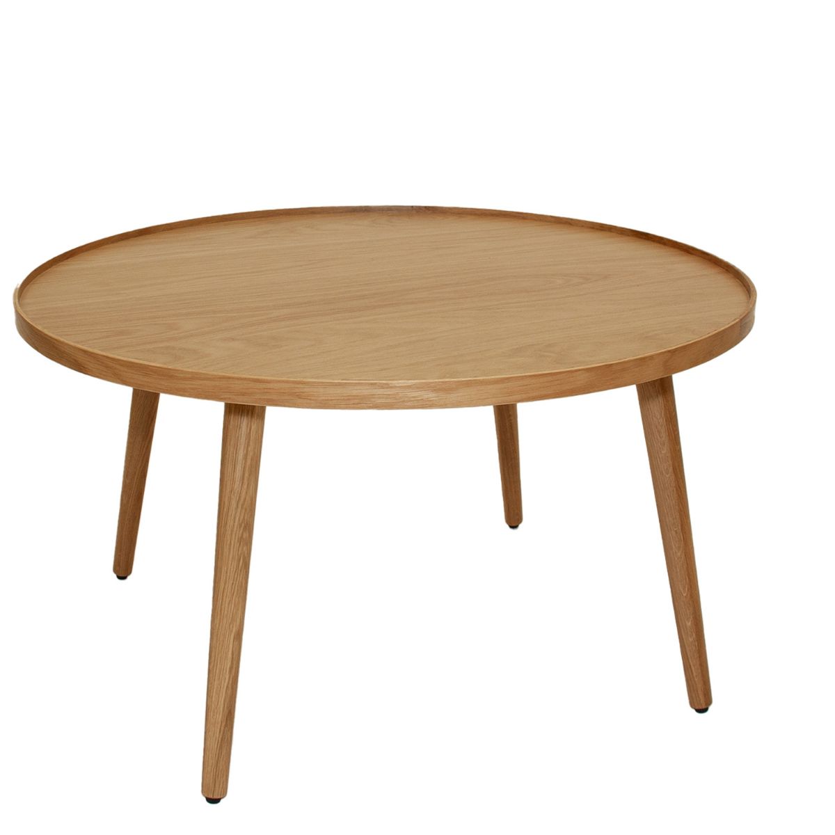 Andrea House table basse ronde chêne Ø80 x 45 cm