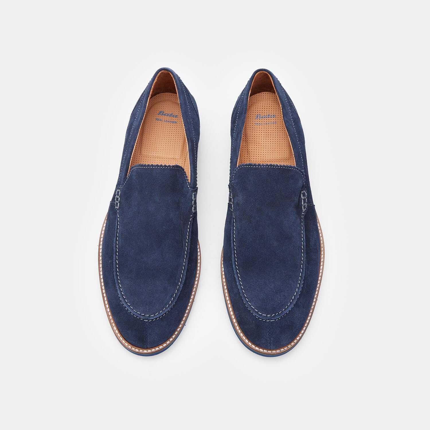 Bata Mocassins Homme Daim Confortables Ville