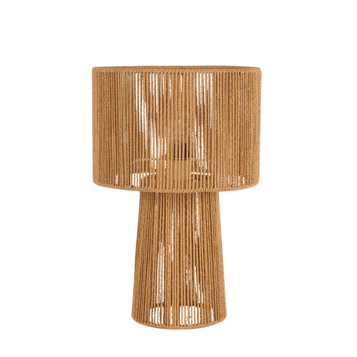 Andrea House Iluminación lampe de table fibre naturelle