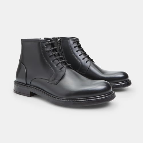 Bata Boots lacées homme cuir marron classique