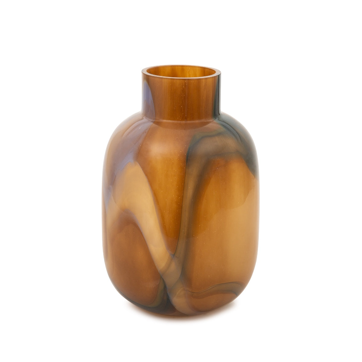 Andrea House Acapulco vase décoratif verre transparent Ø19x29